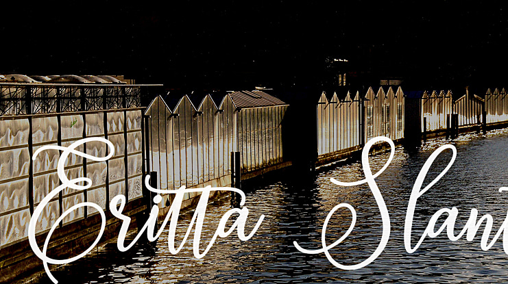 Eritta Slant Font