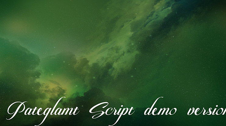Pateglamt Script demo version Font