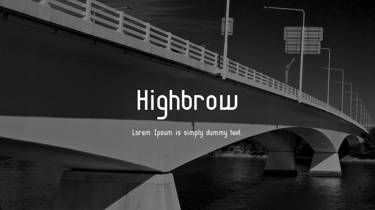 Highbrow Font