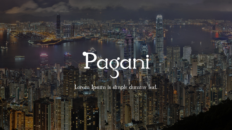 Pagani Font