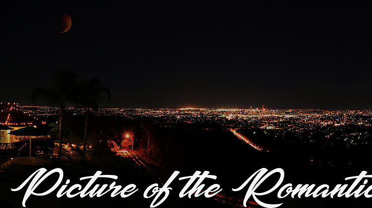 Picture of the Romantic Font