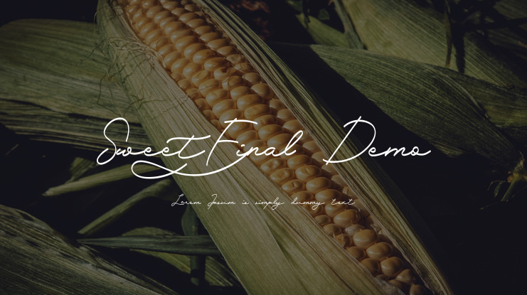 Sweet Final Demo Font