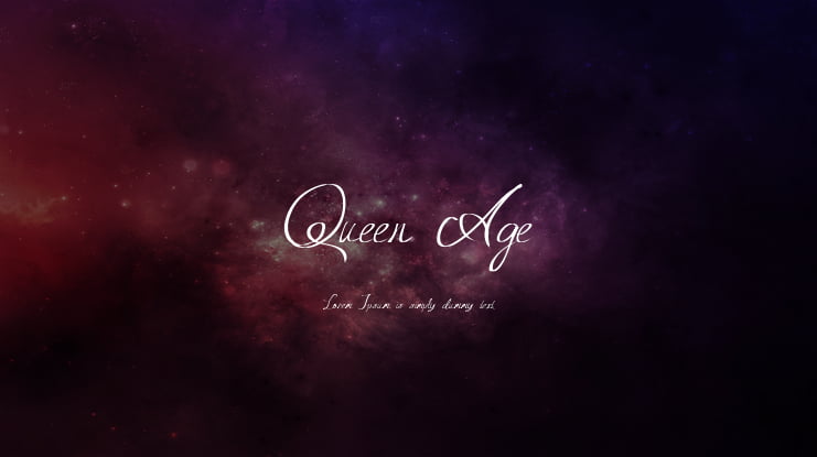 Queen Age Font