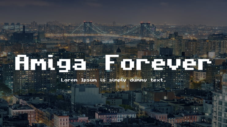 Amiga Forever Font Family