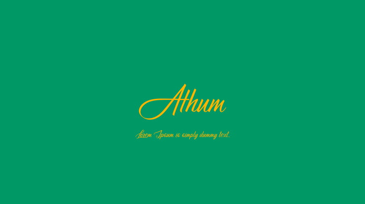 Athum Font