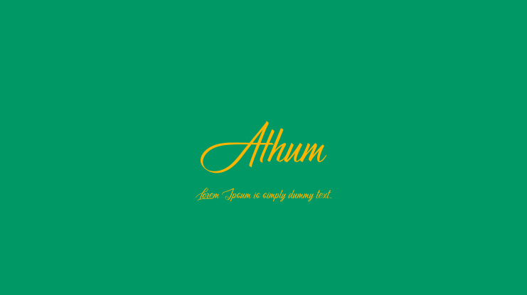 Athum Font
