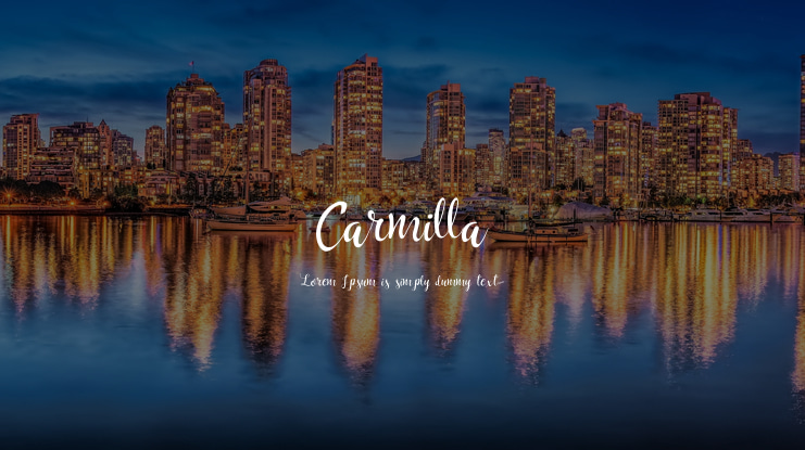 Carmilla Font