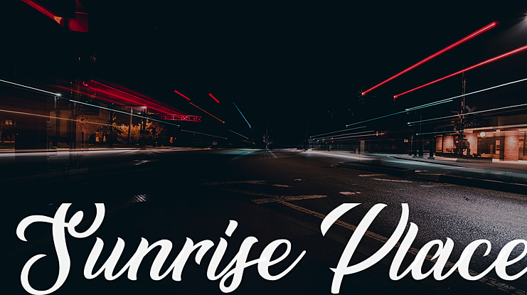 Sunrise Place Font