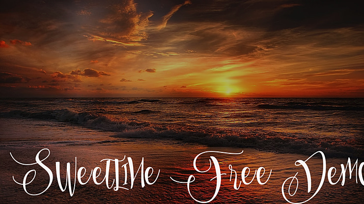 Sweetline Free Demo Font