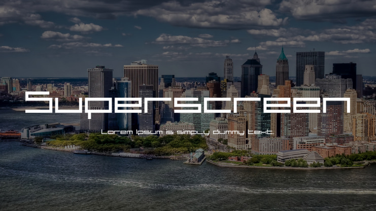 Superscreen Font