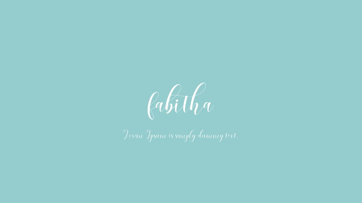 fabitha Font