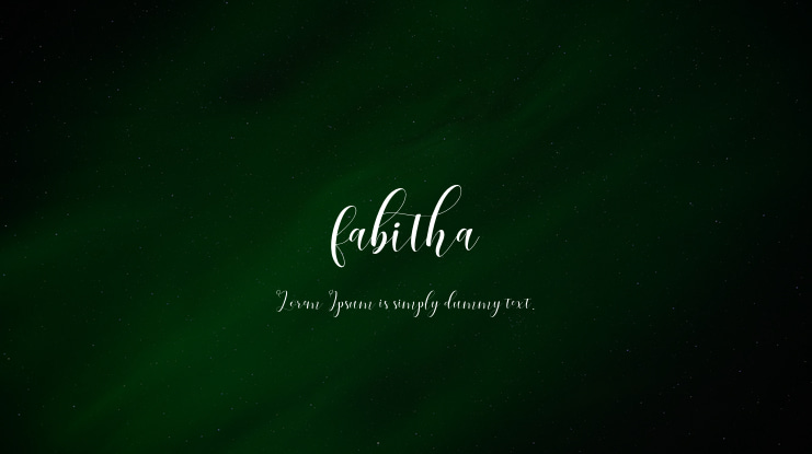 fabitha Font