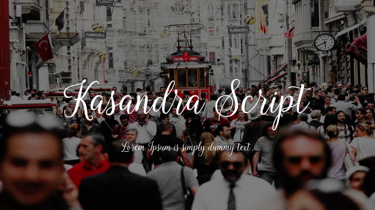 Kasandra Script Font
