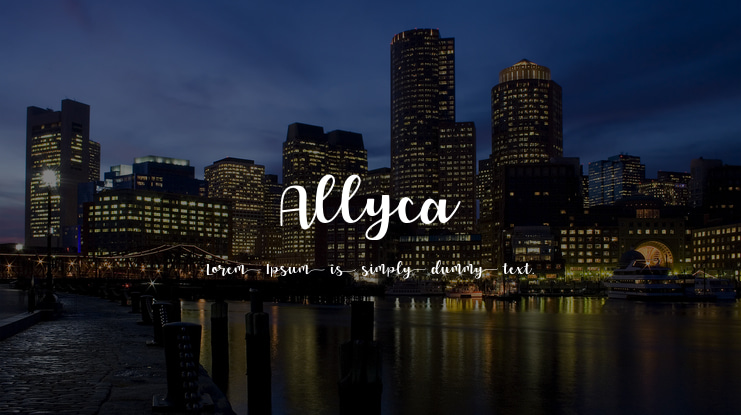 Allyca Font