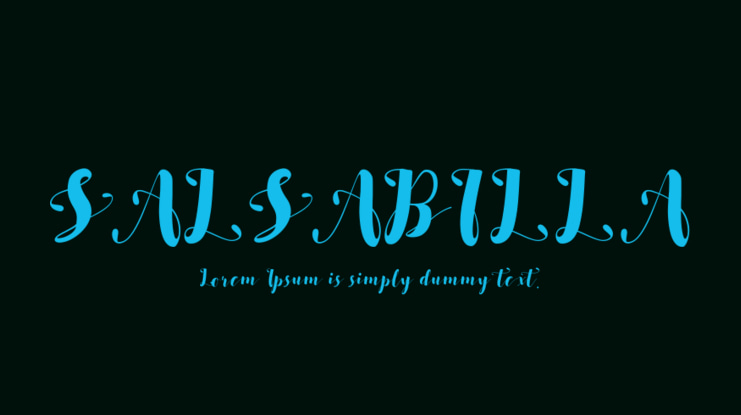 SALSABILLA Font