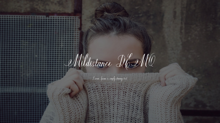 Mildistance DEMO Font