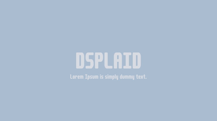 DSPLAID Font