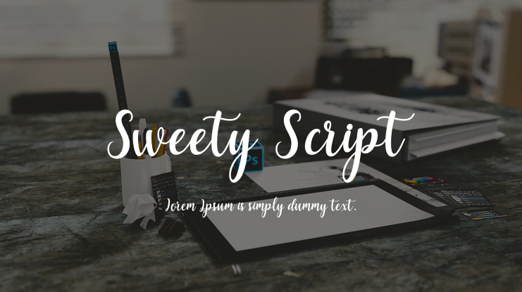 Sweety Script Font