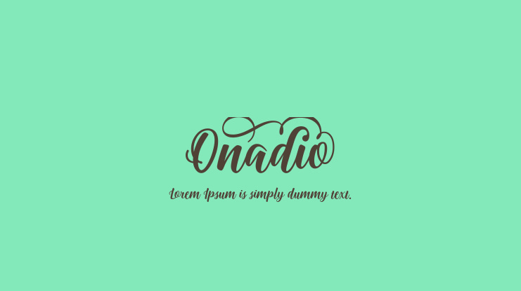 Onadio Font