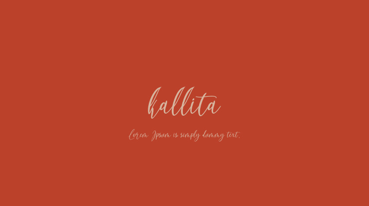 kallita Font