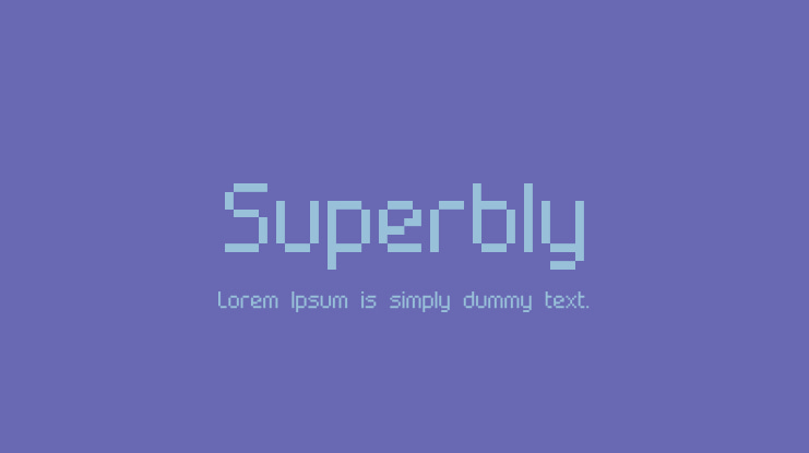Superbly Font Family