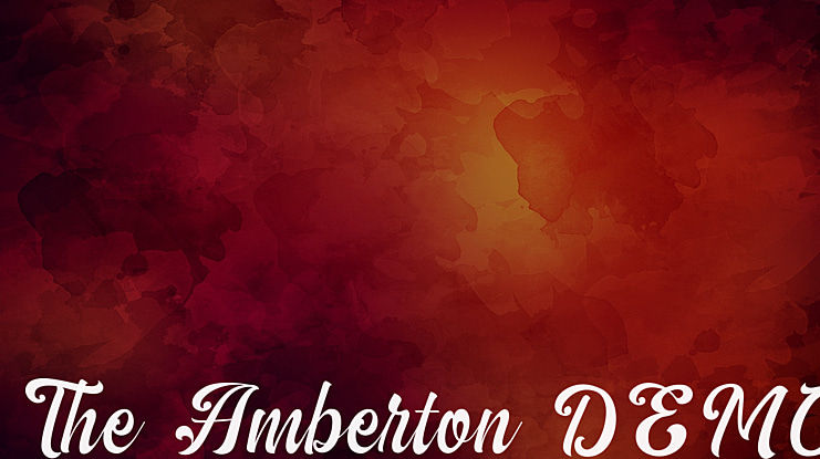 The Amberton DEMO Font