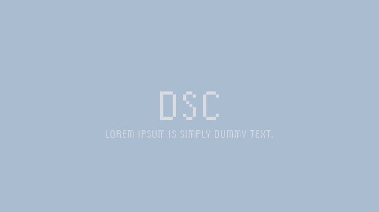 DSC Font