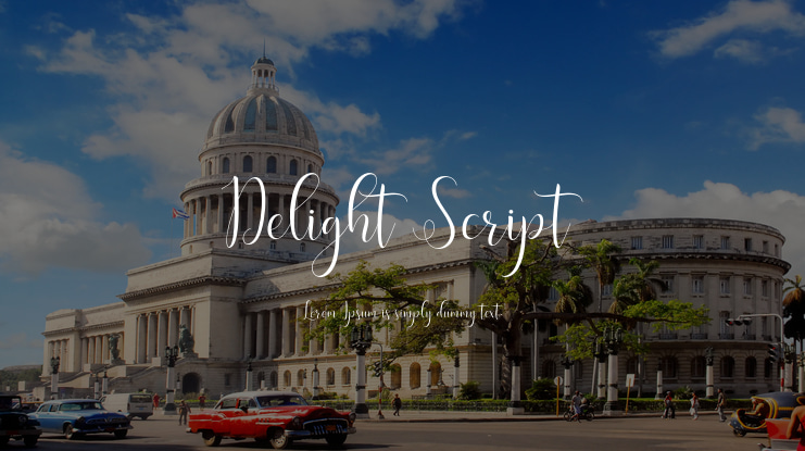 Delight Script Font