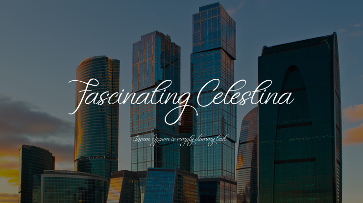 Fascinating Celestina Font