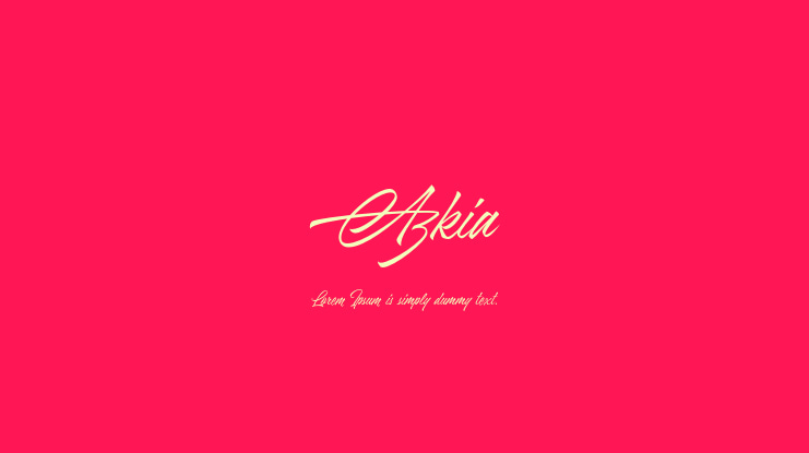 Azkia Font