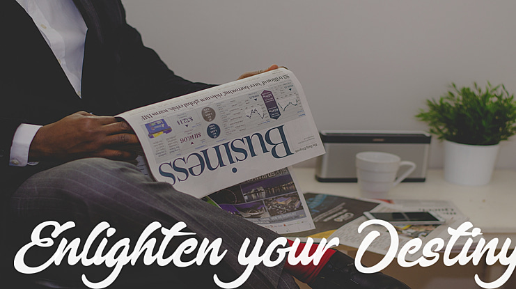 Enlighten your Destiny Font