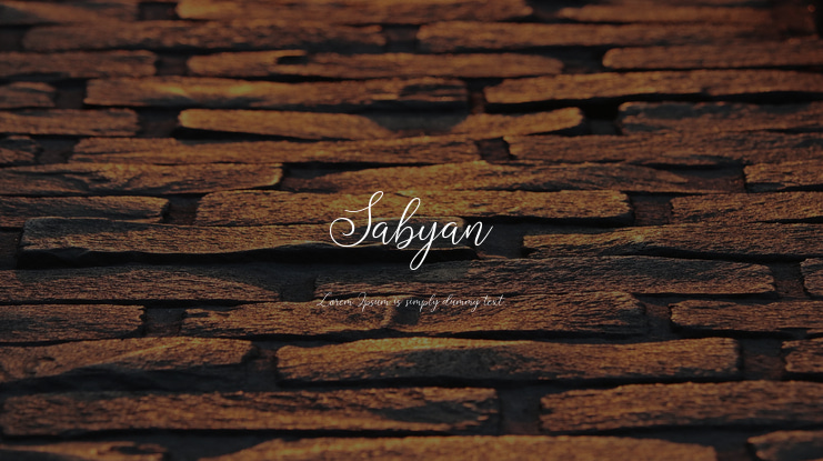 Sabyan Font
