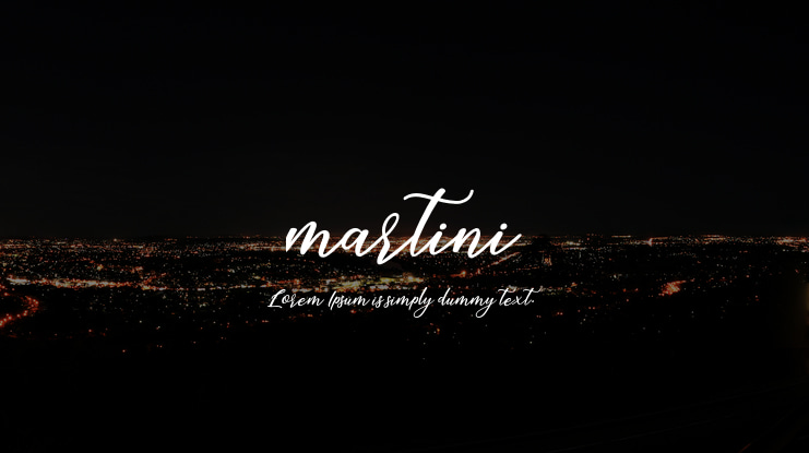 martini Font