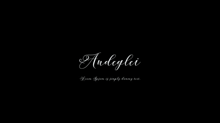 Andeglei Font