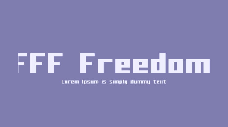 FFF Freedom Font
