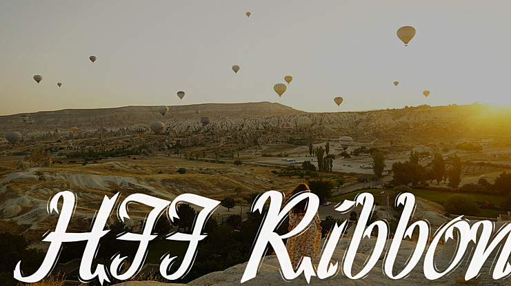 HFF Ribbon Font