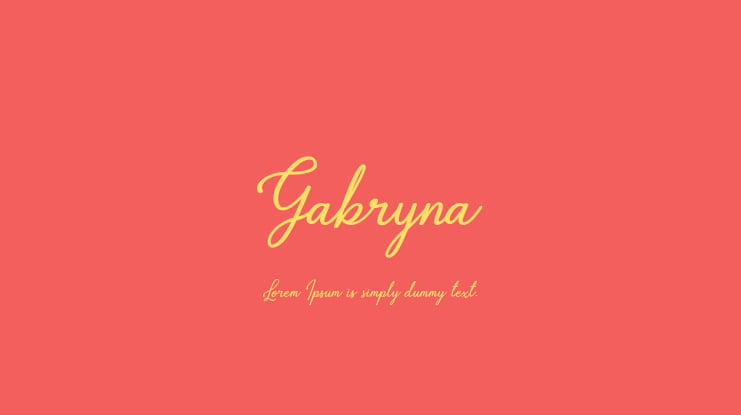 Gabryna Font