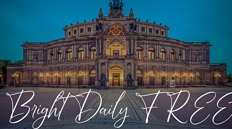 Bright Daily FREE Font
