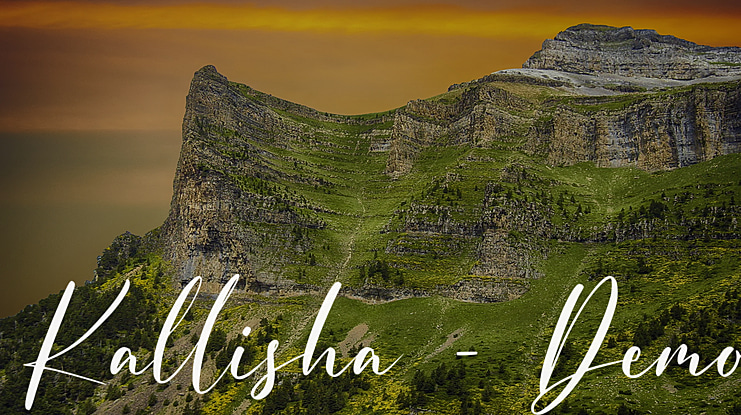 Kallisha - Demo Font