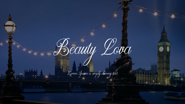Beauty Lova Font