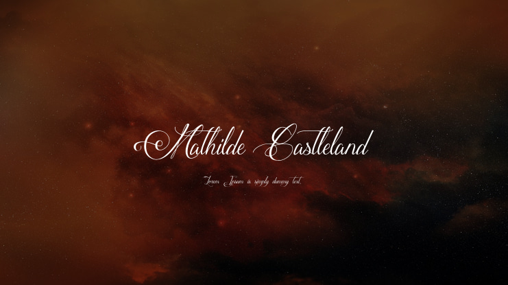 Mathilde Castleland Font