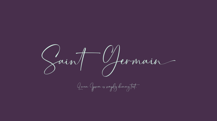 Saint Germain Font
