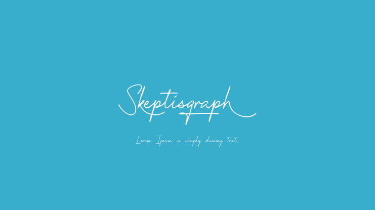 Skeptisgraph Font