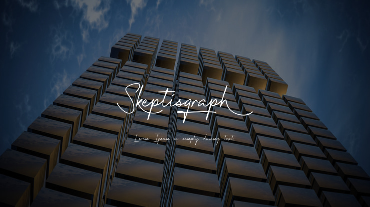 Skeptisgraph Font