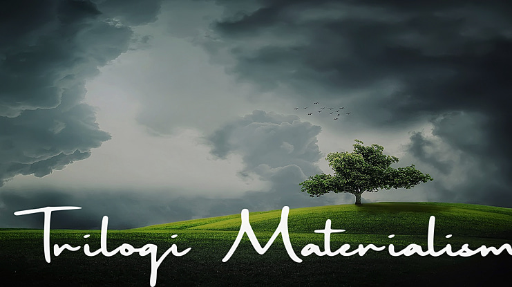 Trilogi Materialism Font