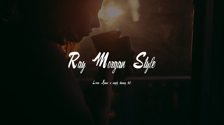 Ray Morgan Style Font