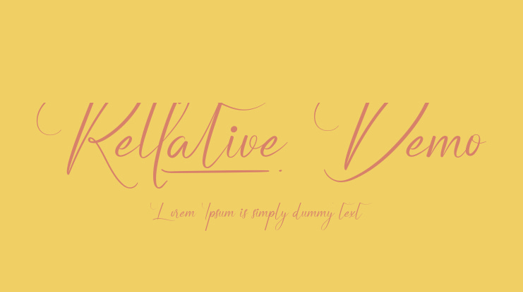 Rellative Demo Font