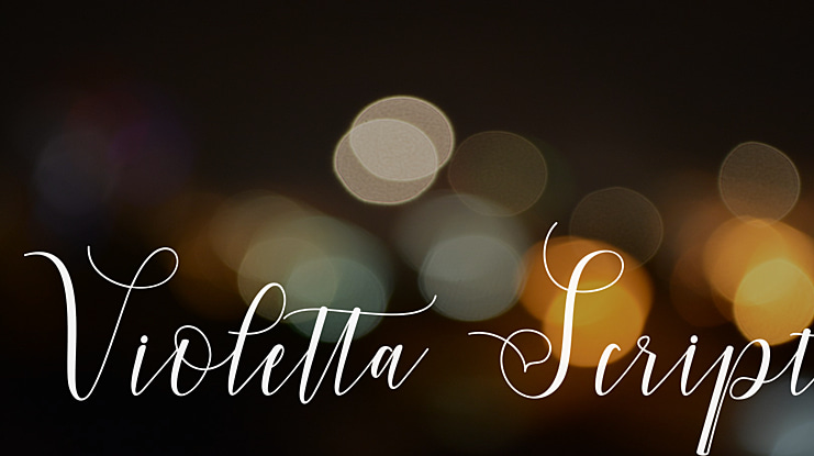 Violetta Script Font