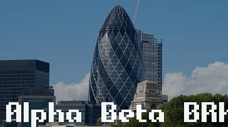 Alpha Beta Font