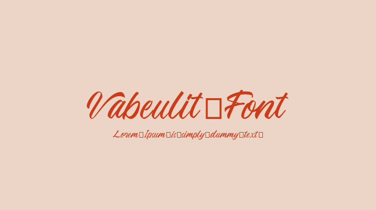 Vabeulit Font